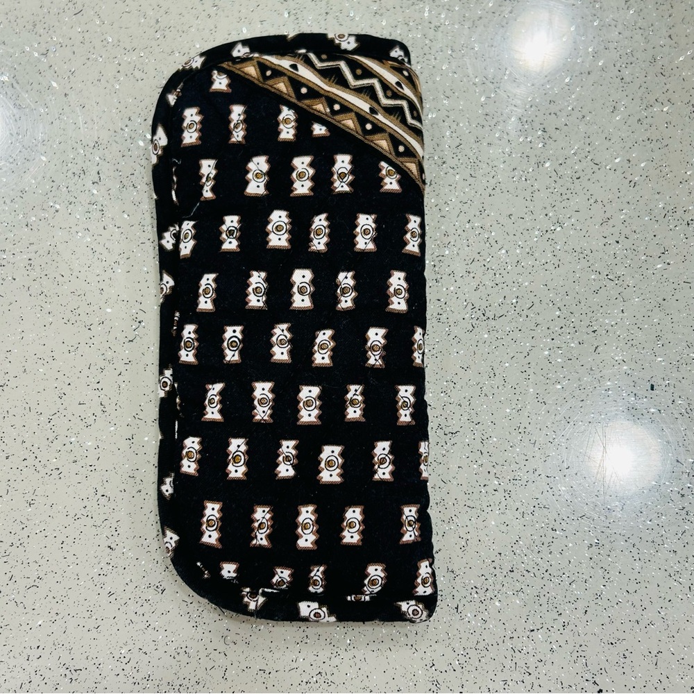 Vintage~Vera Bradley~Tribal Zebras‎ Double Eyeglass Case~Retired Pattern